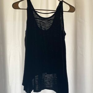 Black tank top
